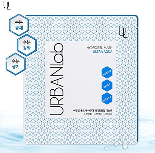 URBANLab Hydrogel Mask Pack 1BOX(10ea)★ Made in korea (Ultra Aqua Hydrogel Mask)