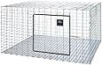 Little Giant30 inch X 30 inch X 16 inch Rabbit Hutch  AH3030