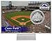 Highland Mint MLB Colorado Rockies Coors Field Silver Coin Card