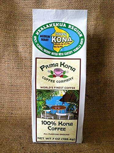 100% Kona Coffee Kealakekua Region Medium Roast (Ground Bean)
