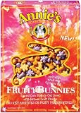 61oRvGKjFxL. SL160  Annies Homegrown Fruity Bunnies Cereal, 9.0 Ounce Boxes