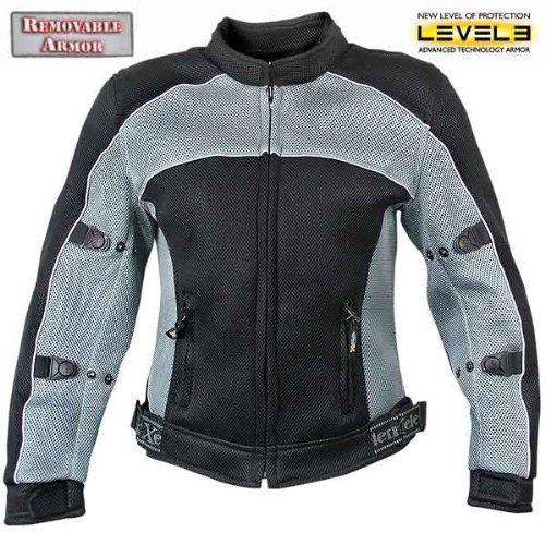 Xelement Womens CF-507 Mesh Sports Armored Motorcycle Jacket On Sale