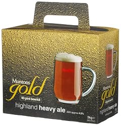 Muntons Gold 40 Pint Beerkit, Highland Heavy Ale, 102-Ounce Box
