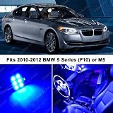 BMW 5 Series ULTRA BLUE LED Lights Interior Package Kit F10 (14 PIECES) 
