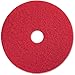 Genuine Joe 90419 Spray Buffing Floor Pads, 19", 5/CT, Red