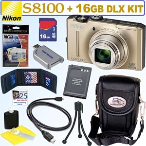 Nikon Coolpix S8100 12.1 MP CMOS Digital Camera