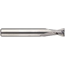 Niagara Cutter C230M Carbide Square Nose End Mills, Metric, Uncoated (Bright) Finish, Roughing and Finishing Cut, 30 Degree Helix, For Use With All Materials