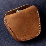 1970's Chinese Army Geninue Leather Pellets Ammo Storage Bag Pouch for Hunting Magnetic Close