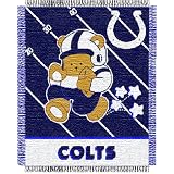 Indianapolis Colts NFL Triple Woven Jacquard Throw (Baby Series) (36x46")