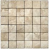 Travertine Tile Mosaic Natural Stone Flooring Wall Backsplash - Durango Cream 2