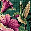 Dimensions Hummingbird Drama Mini Needlepoint Kit