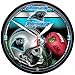 Carolina Panthers Round Clock