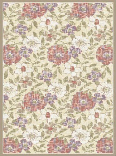 Regence Home 91451 Larana Woven Accent Rug, Each, Teastain, 60-Inch by 90-Inch