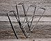 100 Landscape Fabric Staples 11 Gauge Steel used as Garden Staples, Sod Staples, Garden Spikes, Fence Anchors, Anchor Pins, Garden Pegs - Professional Grade - Full 6