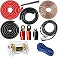 SoundBox Connected 0 Gauge Amp Kit Amplifier Install Wiring 1/0 Ga Pro Installation Cables 5000W