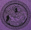 "Dragon & Maiden" 44" X 66" Celtic Sarong