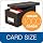 Globe-Weis Fiberboard Index Card Storage Box, 3x5 Inches, Solid Black, (3X5BLA)