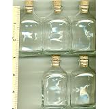 Small, Clear, Glass, Bottle , 32 , Mini, Bottles, with , 32 , Corks, Vial, is, about, 2.8"tall x 1.7"acrost, or 73mmTallx42mm acrost, with .5"id, .8"os opening, Holds, about, 2oz, or, 60ml.