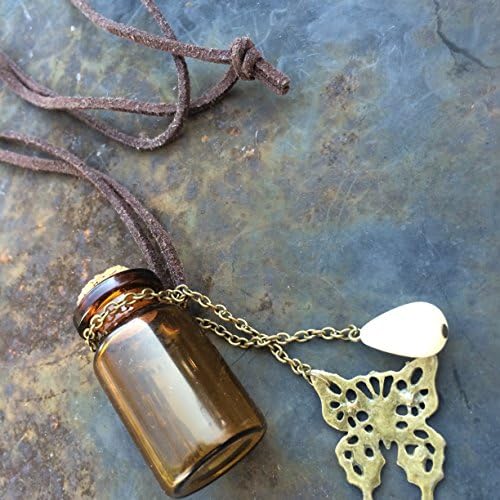 Make a wish, message in a bottle charm necklace. Under $15.