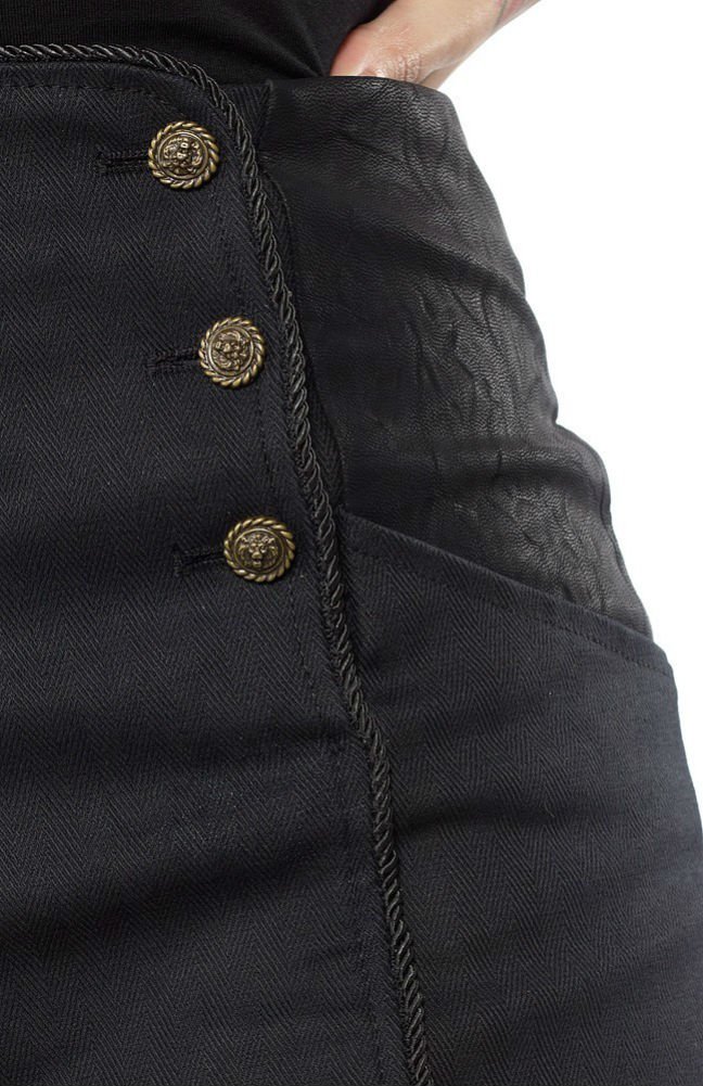 Lip Service Herringbone High Waisted Vintage Steampunk Goth Shorts