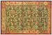 Laser Printed Split Bamboo Trellis Birds 3' x 5' Veranda Rug