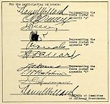 1932 Print Historical Signatures Railroad Erie Atlanta Presidents Pelley Denney – Original Halftone Print