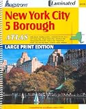 Hagstrom New York City 5 Boro Atlas: Large Type (Hagstrom New York City Five Borough Atlas (Laminated))