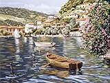 Painting On Canvas Acrylic Paint By Number Kit 11X14-Lakeside Retreat