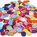 DECORA 1.2 Inch 2000 Pieces Multicolor Circle Paper Confetti for Party Wedding Decorations