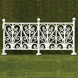 Dollhouse Miniature 6-Pc. Wrought Iron Fence Dollhouse Miniature 6-Pc. Wrought Iron Fence