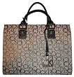Women's Calvin Klein Purse Handbag Signature Khaki/Brown