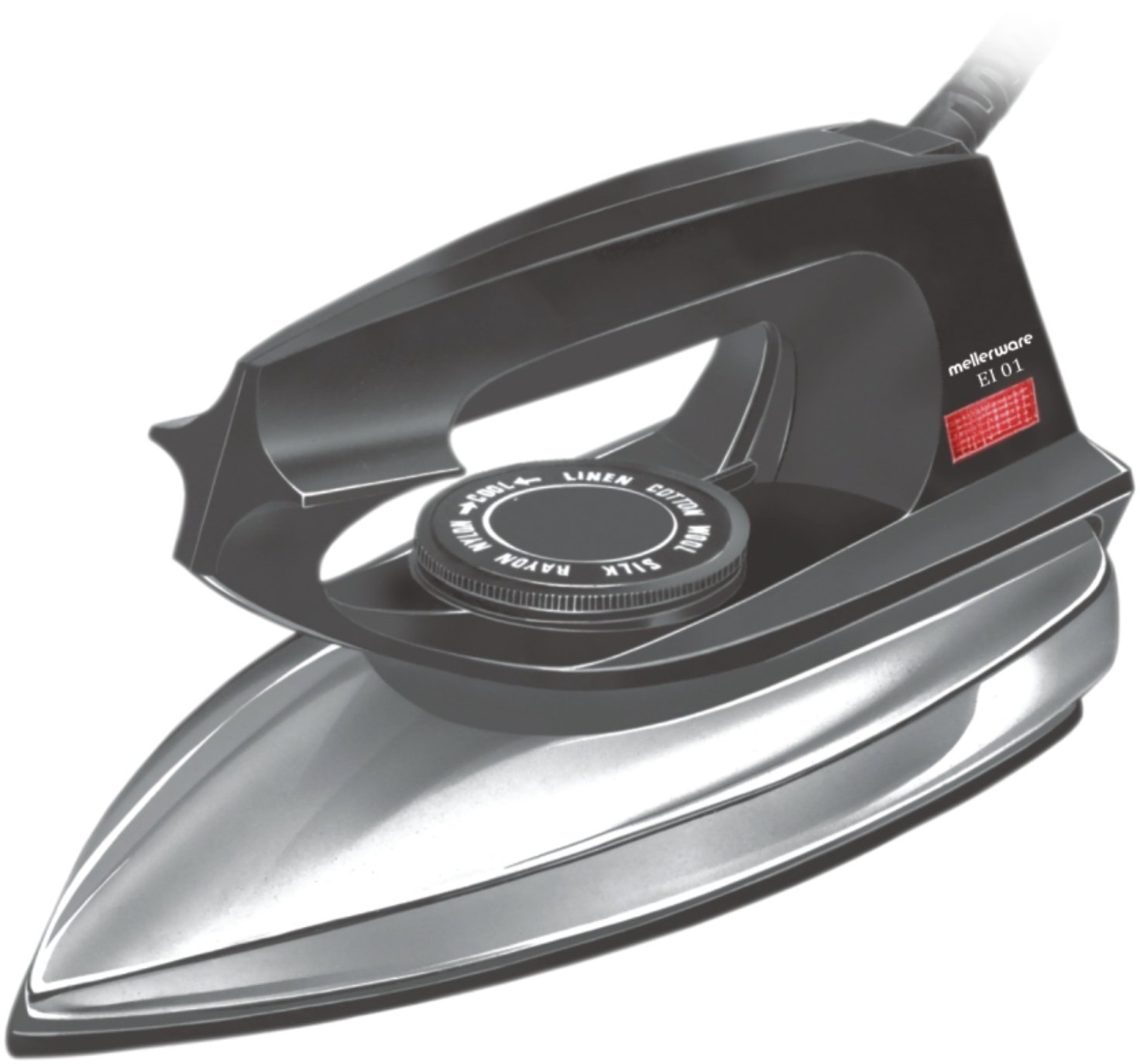 Mellerware EI 01 750-Watt Electric Iron (Black) Mellerware EI 01 750-Watt Electric Iron (Black) discount offer