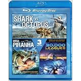 Mega Shark vs. Giant Octopus / Mega Piranha / 30,000 Leagues Under the Sea [Blu-ray]