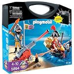 Playmobil Pirates Carrying Case - Captain vs Spanish Conquistador Playset