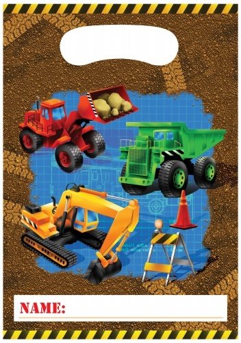 Under Construction Treat Bags (8 count)