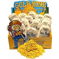 Espeez Candy Gold Mine Nugget Bubble Gum 24 Bags