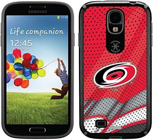 Carolina Hurricanes® - Home Jersey design on a Black Samsung Galaxy S4 CandyShell Case by Speck