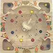UK84091 - WOOD DREIDLE GAME' SMALL