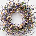 Ex Large Mixed Berry Wreath / Blue Yellow