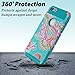 iPhone 6/6s Case,AnnBay High Impact Hard Bumper TPU PC Hybrid Dual Slim Fit Layer Heavy Duty Case Armor Cover Case with Totem Flower Pattern for iPhone 6/6s (Blue)