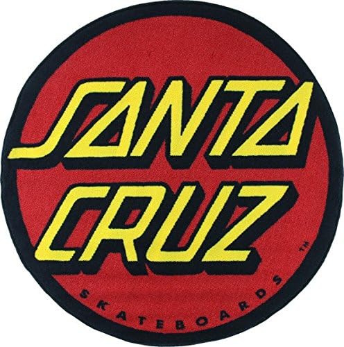 Skate Deckor Rug-Santa Cruz Classic Dot Round100 x 100cm