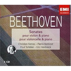 Beethoven : Sonates pour violon / Sonates pour violoncelle (Coffret 5 CD)