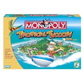 Hasbro Monopoly Tropical Tycoon DVD Game by Hasbro