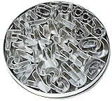 Alphabet Mini Cutters, the full set for Cookies, Icing, Sugarcraft & Cake Decoration