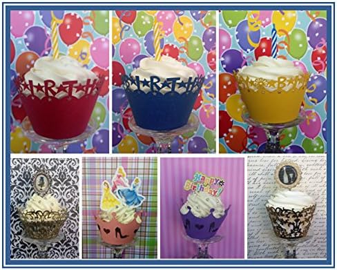 Cupcake Wraps- Easy Halloween Party Cupcake Decorations- Ghost -Add Flair to your Halloween, Office, Adult Party Celebration. Use as Decorative Nut Cup with Empty Cupcake Liners- Add a Fun Picks and Toppers for Flair or Give as a Party Favor in a Cupcake Box!