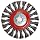 Norton Standard Wire Wheel Brush, Threaded Hole, Carbon Steel, Full Twist Knotted