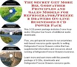 The Secret Get More Biz, Godfather Principles and Sales Models for Refrigerator/Freezer Drawers On-line Businesses 3 CD Power Pack