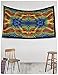 Sunshine Joy 3D Rainbow Ripple Tapestry Wall Hanging Trippy Table Cloth Magical Dorm Decor - Huge 60x90 Inches