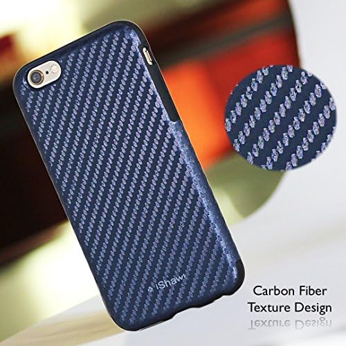 iPhone 6/6s Case, Navy Blue, iShawl  Slim Armor Premium iPhone 6 (2014) / 6s (2015) (4.7) TPU Protective soft back Case (Soft Armor Navy)