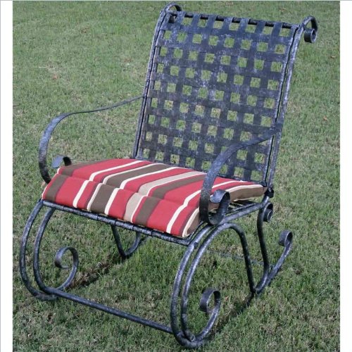 International Caravan Mandalay Iron Scroll Rocker